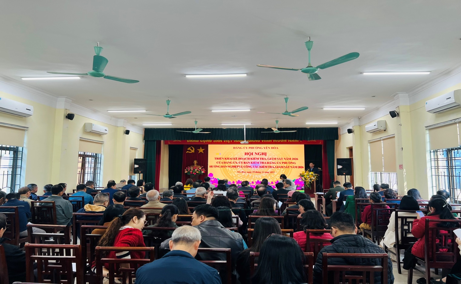 Đảng ủy phường Yên Hòa tổ chức Hội nghị triển khai Kế hoạch kiểm tra, giám sát năm 2026 - Ảnh 1.