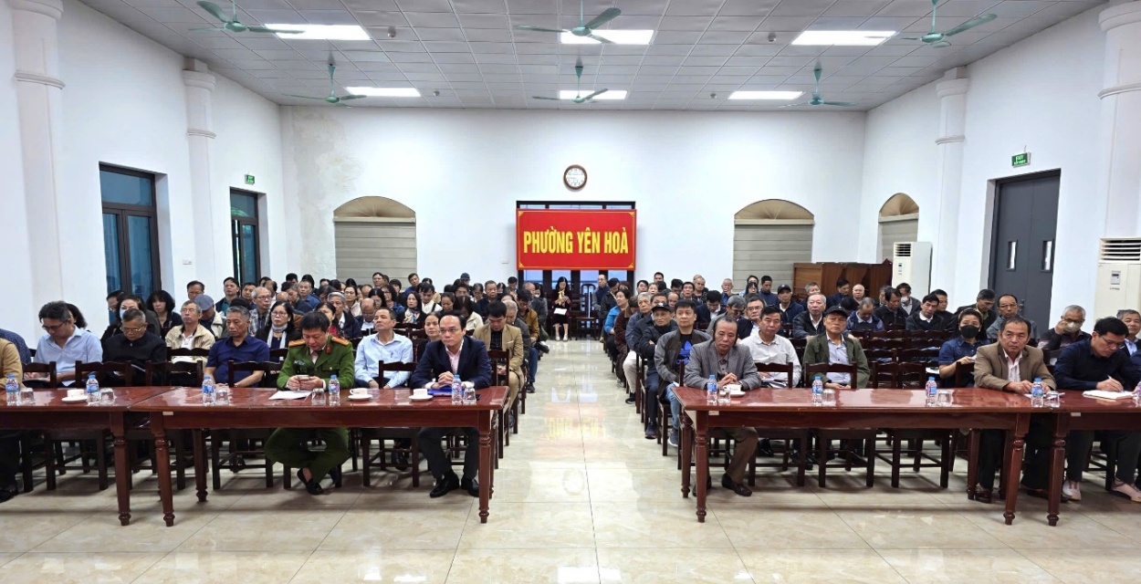 Phường Yên Hòa tổ chức Hội nghị tuyên truyền, phổ biến các quy định của pháp luật về quản lý nhà chung cư- Ảnh 1.