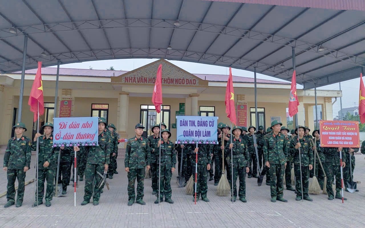 XÃ ĐA PHÚC - Những hình ảnh thực hiện công tác dân vận giai đoạn 2 năm 2025 của Trung đoàn 141 (Sư đoàn 312).