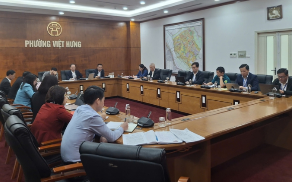 Ủy ban bầu cử phường Việt Hưng tổ chức phiên họp thứ nhất: Triển khai nhiệm vụ trọng tâm đúng luật, đúng tiến độ