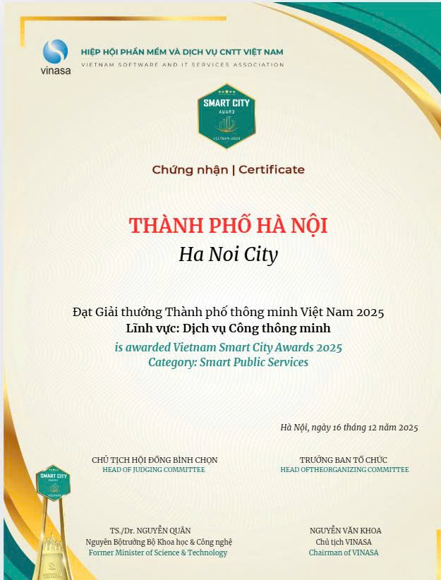 Hà Nội ghi dấu ấn “Thành phố thông minh” với dịch vụ công ứng dụng AI- Ảnh 1.