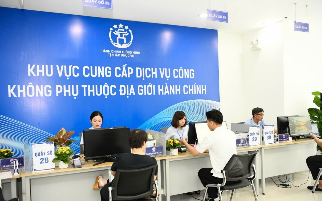 Hà Nội phê duyệt Danh mục thủ tục hành chính thực hiện không phụ thuộc vào  địa giới hành chính (Đợt 1)