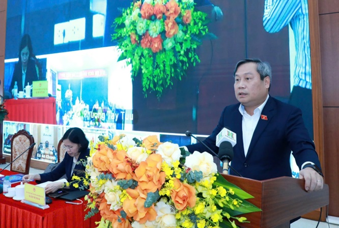 Đoàn đại biểu Quốc Hội thành phố Hà Nội (đơn vi bầu cử số 5) tiếp xúc cử tri sau kỳ họp thứ 10, Quốc Hội khóa XV- Ảnh 6.