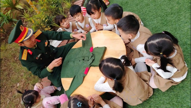 Hoài Đức: Hoạt động ý nghĩa chào mừng Ngày 22/12 tại các trường mầm non- Ảnh 3.