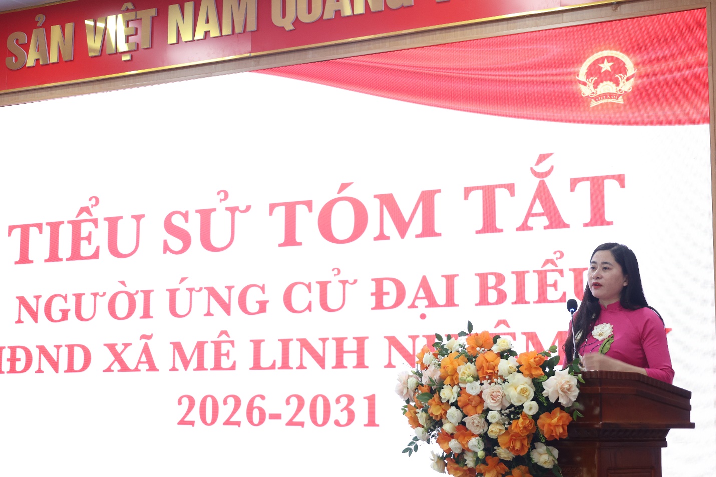Mê Linh lấy ý kiến của cử tri nơi công tác đối với người dự kiến được giới thiệu ứng cử đại biểu HĐND xã nhiệm kỳ 2026 - 2031- Ảnh 2.
