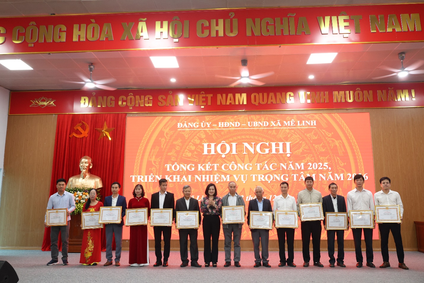 Xã Mê Linh tổng kết công tác năm 2025, triển khai nhiệm vụ trọng tâm năm 2026- Ảnh 4.