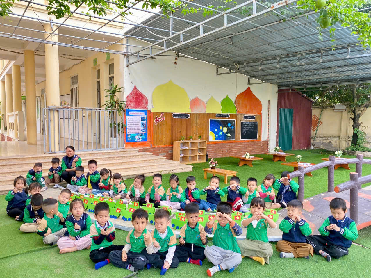 Trường Mầm non Hữu Hòa với chuỗi hoạt động ý nghĩa chào mừng ngày thành lập quân đội Nhân dân Việt Nam 22/12- Ảnh 12.