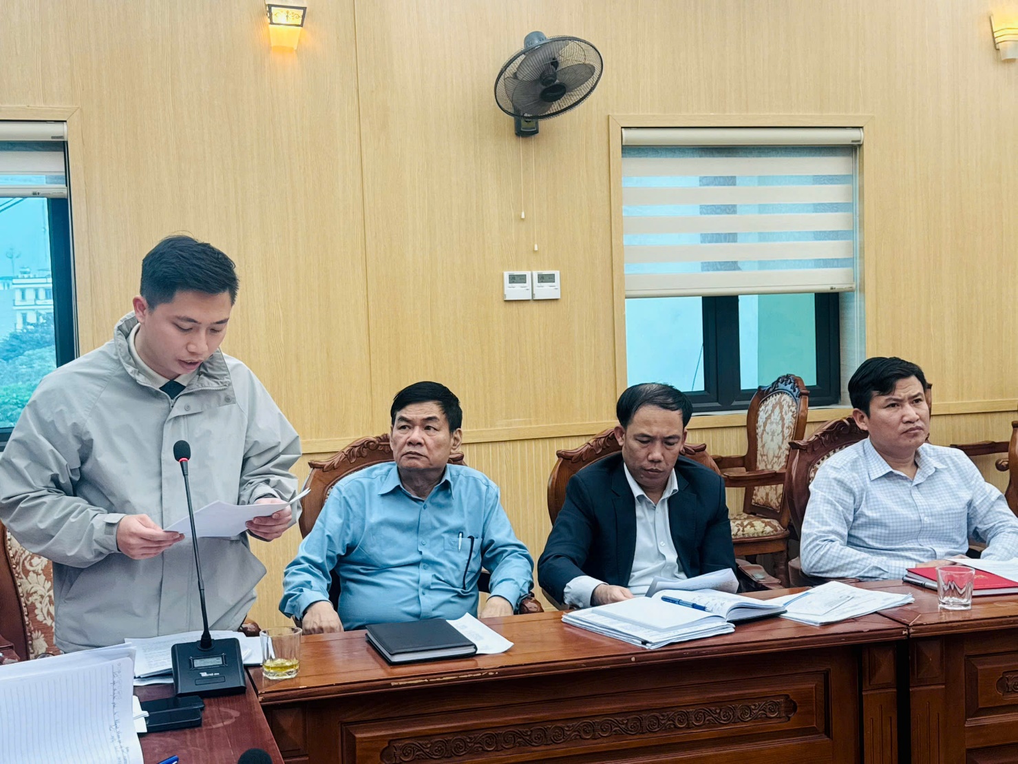 Hoài Đức tổ chức hội nghị thông báo phân bổ cơ cấu, thành phần, số lượng người tham gia ứng cử đại biểu HĐND xã Hoài Đức khóa II, nhiệm kỳ 2026 - 2031- Ảnh 1.