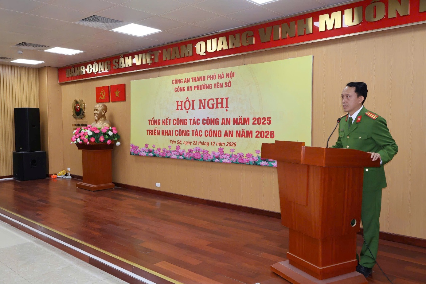 Công an phường Yên Sở tổ chức Hội nghị tổng kết công tác Công an năm 2025 và triển khai chương trình công tác năm 2026- Ảnh 1.