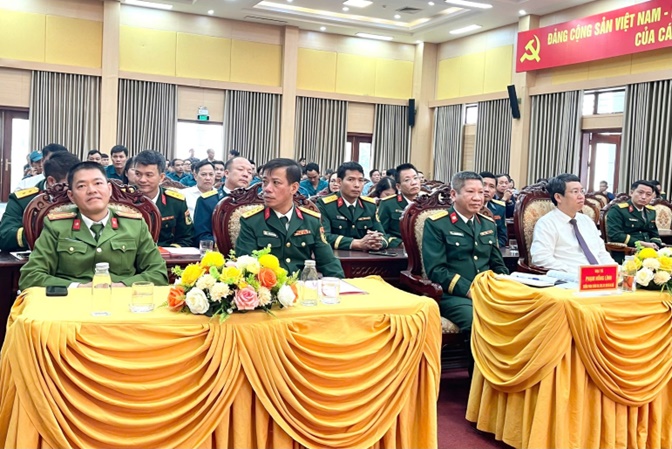 Đảng ủy-HĐND-UBND-UB MTTQ xã Hoài Đức tổng kết công tác quốc phòng, quân sự địa phương năm 2025- Ảnh 2.