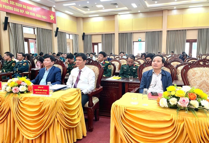 Đảng ủy-HĐND-UBND-UB MTTQ xã Hoài Đức tổng kết công tác quốc phòng, quân sự địa phương năm 2025- Ảnh 3.