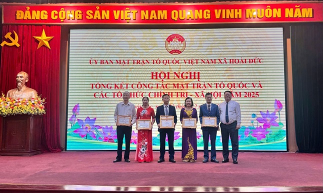 UB MTTQ xã Hoài Đức tổng kết công tác năm 2025, triển khai nhiệm vụ năm 2026- Ảnh 10.