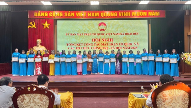 UB MTTQ xã Hoài Đức tổng kết công tác năm 2025, triển khai nhiệm vụ năm 2026- Ảnh 12.