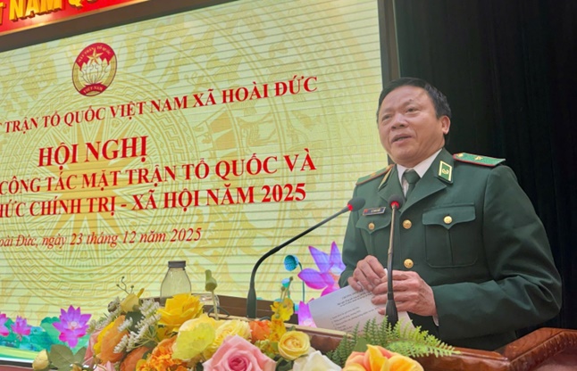 UB MTTQ xã Hoài Đức tổng kết công tác năm 2025, triển khai nhiệm vụ năm 2026- Ảnh 4.