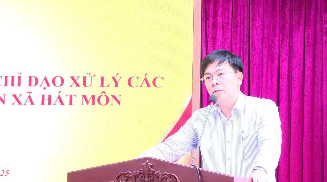 Hát Môn triển khai kế hoạch xử lý các “điểm nghẽn” trên địa bàn- Ảnh 2.