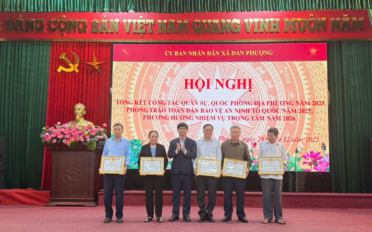 Tổng kết công tác quốc phòng an ninh năm 2025, triển khai nhiệm vụ năm 2026.