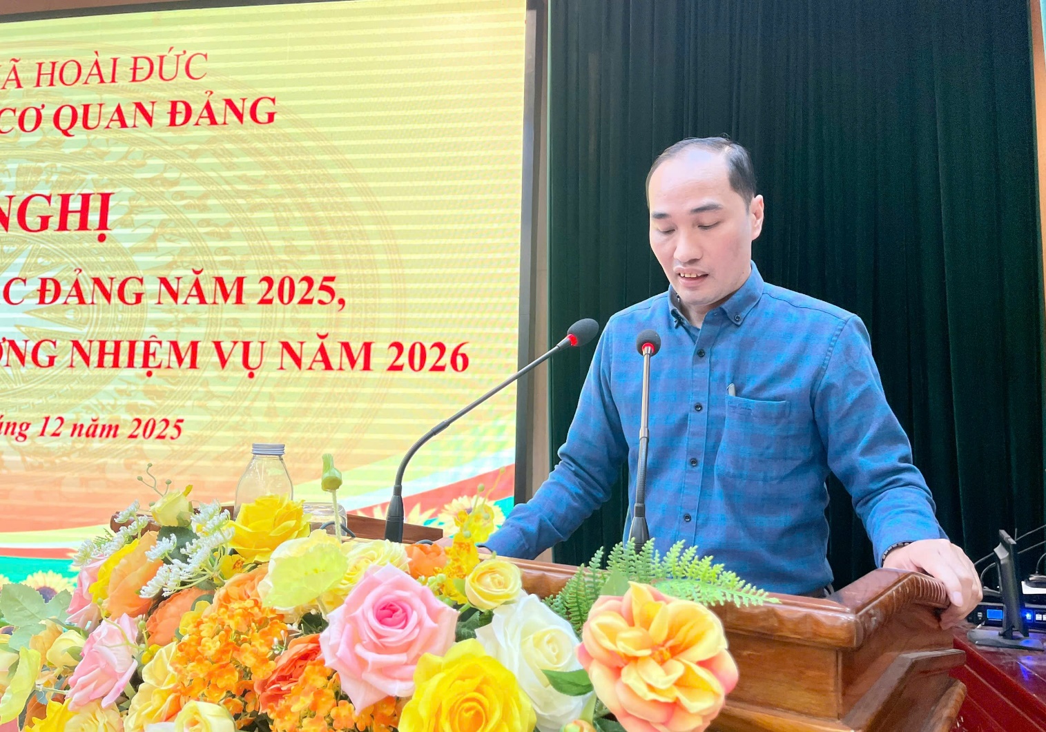 Đảng bộ các Cơ quan Đảng xã Hoài Đức tổ chức tổng kết công tác Đảng năm 2025- Ảnh 4.