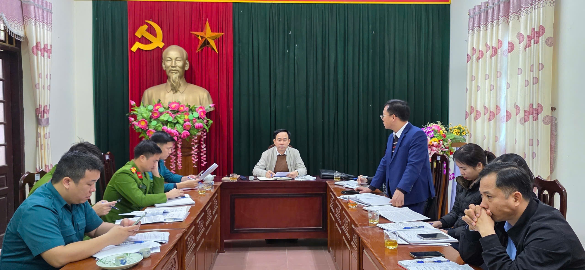 Ban VH-XH, HĐND xã tổ chức giám sát công tác tuyển chọn, gọi công dân nhập ngũ và thực hiện nghĩa vụ tham gia CAND trên địa bàn- Ảnh 1.