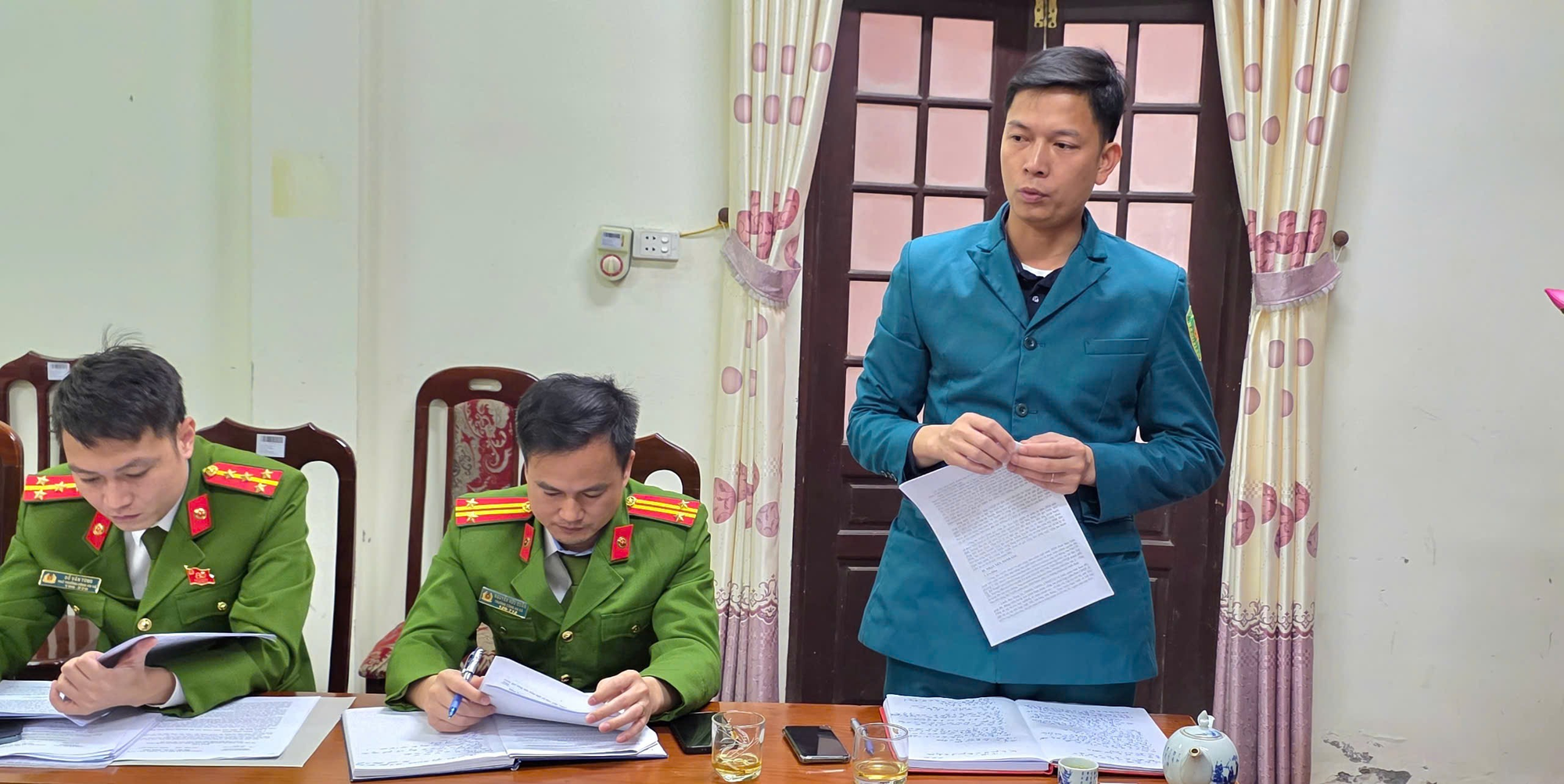 Ban VH-XH, HĐND xã tổ chức giám sát công tác tuyển chọn, gọi công dân nhập ngũ và thực hiện nghĩa vụ tham gia CAND trên địa bàn- Ảnh 2.