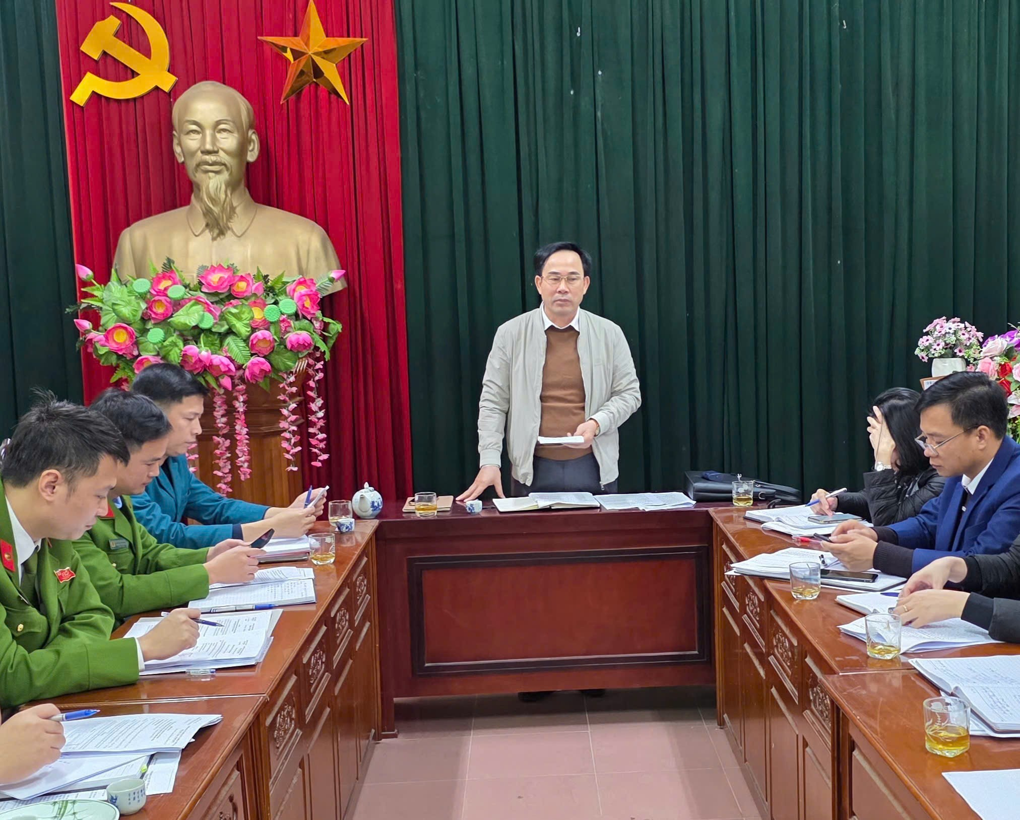 Ban VH-XH, HĐND xã tổ chức giám sát công tác tuyển chọn, gọi công dân nhập ngũ và thực hiện nghĩa vụ tham gia CAND trên địa bàn- Ảnh 4.