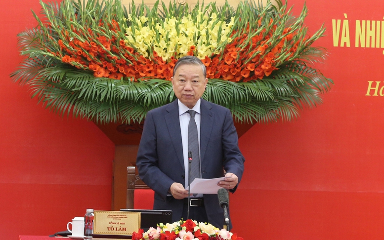 Tổng Bí thư Tô Lâm chủ trì Hội nghị Ban Chỉ đạo Trung ương về phát triển khoa học, công nghệ, đổi mới sáng tạo- Ảnh 1.