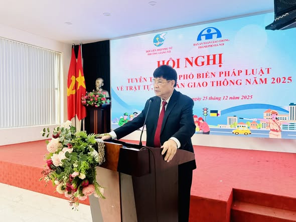 Hội nghị tuyên truyền, phổ biến pháp luật về trật tự an toàn giao thông năm 2025- Ảnh 1.