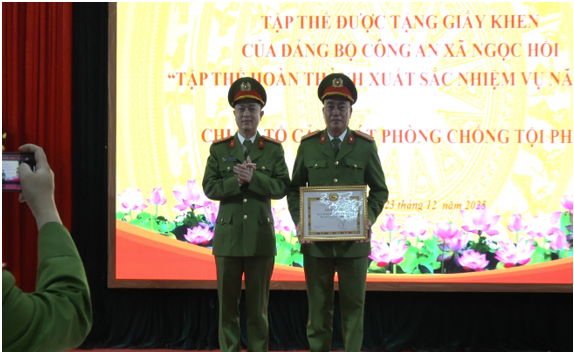 Công an xã Ngọc Hồi tổ chức Hội nghị tổng kết công tác công an năm 2025 và triển khai phương hướng nhiệm vụ năm 2026- Ảnh 3.