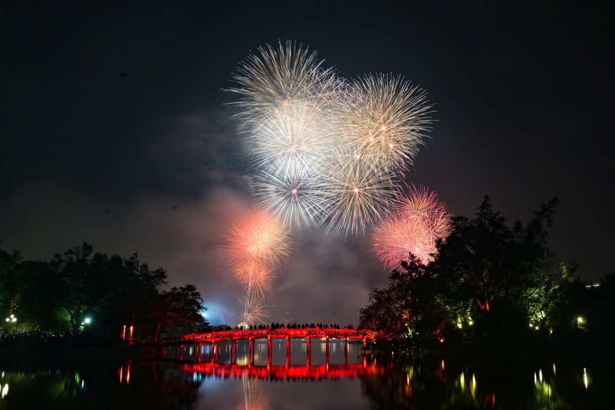 Hà Nội bắn pháo hoa tại 6 điểm trong dịp Tết Dương lịch năm 2026- Ảnh 1.