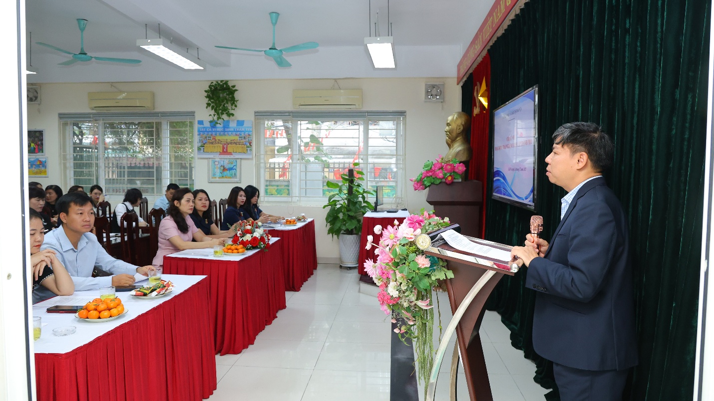 Trường Tiểu học Kim Giang tổ chức thành công tiết dạy chuyên đề cấp Thành phố- Ảnh 1.