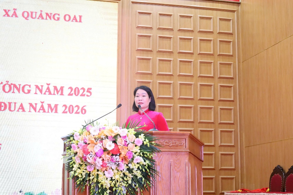 Quảng Oai tổng kết phong trào thi đua năm 2025, triển khai phương hướng năm 2026- Ảnh 3.
