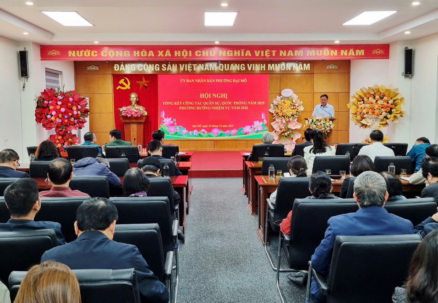 Phường Đại Mỗ tổng kết công tác Quân sự, Quốc phòng năm 2025; triển khai nhiệm vụ năm 2026- Ảnh 2.