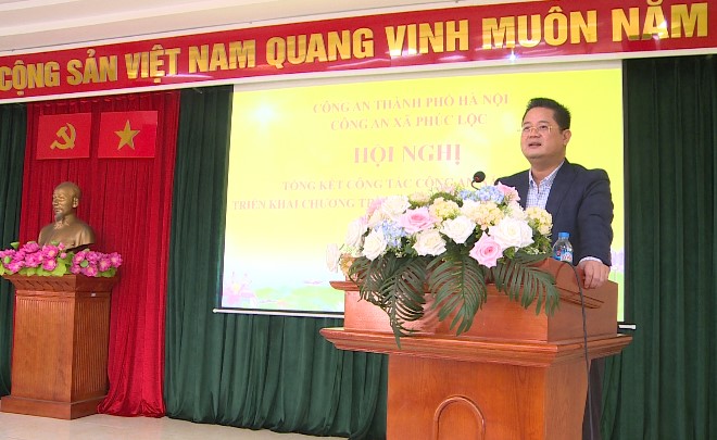 Công an xã Phúc Lộc tổ chức Hội nghị tổng kết công tác Công an năm 2025- Ảnh 1.