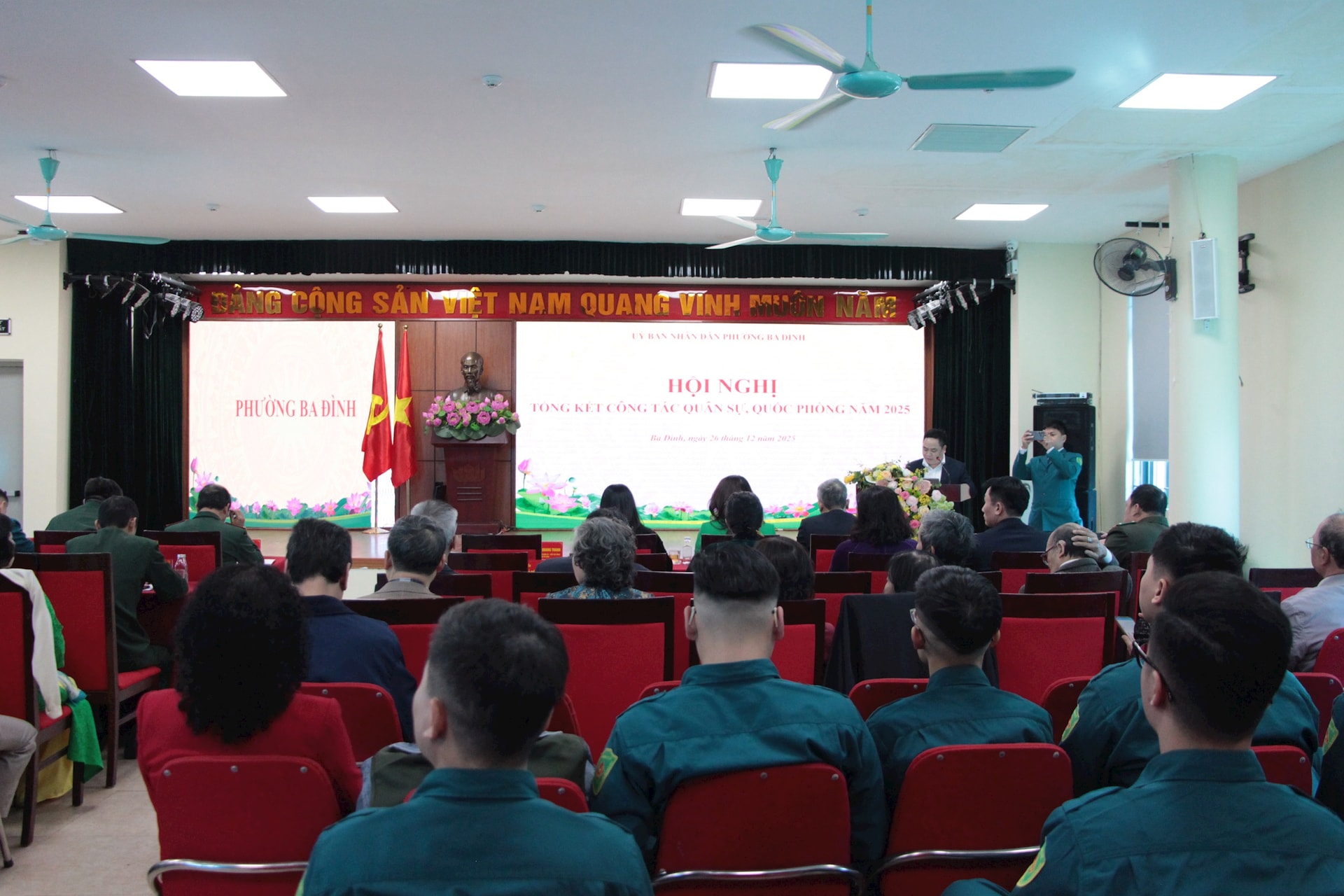 Phường Ba Đình hoàn thành 100% chỉ tiêu tuyển chọn công dân nhập ngũ- Ảnh 1.