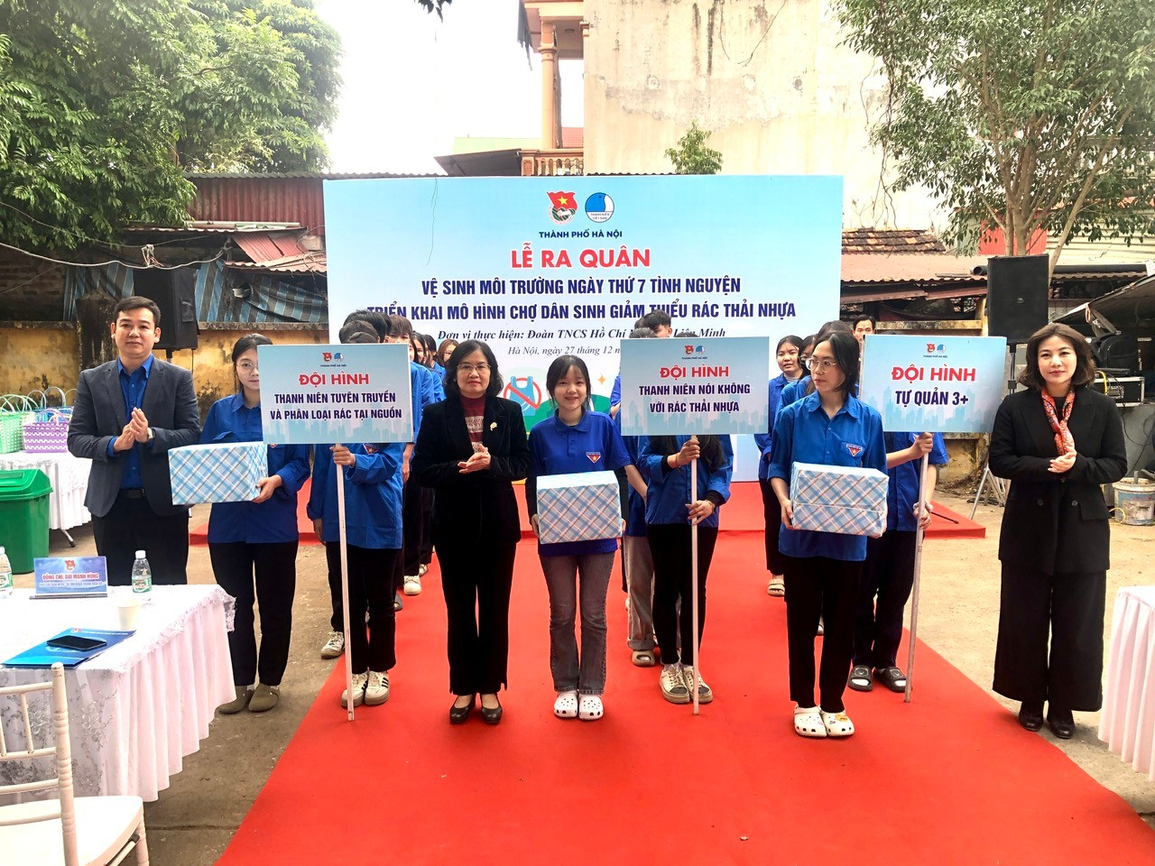 Lễ ra quân xây dựng mô hình “ Chợ dân sinh giảm thiểu rác thải nhựa”- Ảnh 2.