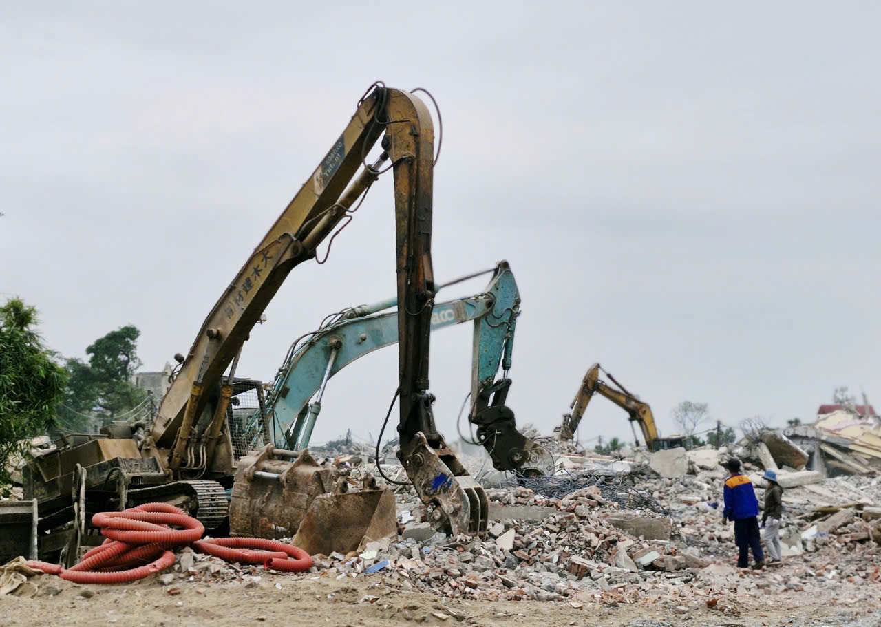 Mê Linh hoàn thành giải phóng mặt bằng Vành đai 4- Ảnh 1.