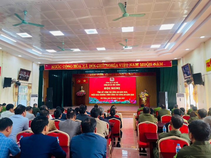 Công an xã Tiến Thắng tổ chức Hội nghị Tổng kết công tác năm 2025, triển khai nhiệm vụ năm 2026- Ảnh 1.