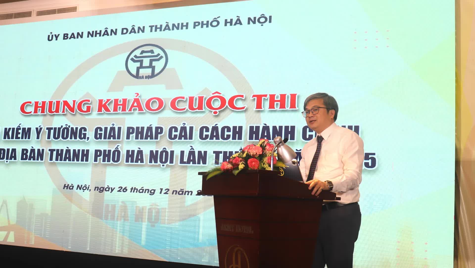 UBND xã Hồng Vân đạt giải triển vọng trong cuộc thi “Tìm kiếm ý tưởng, giải pháp cải cách hành chính" thành phố Hà Nội- Ảnh 4.