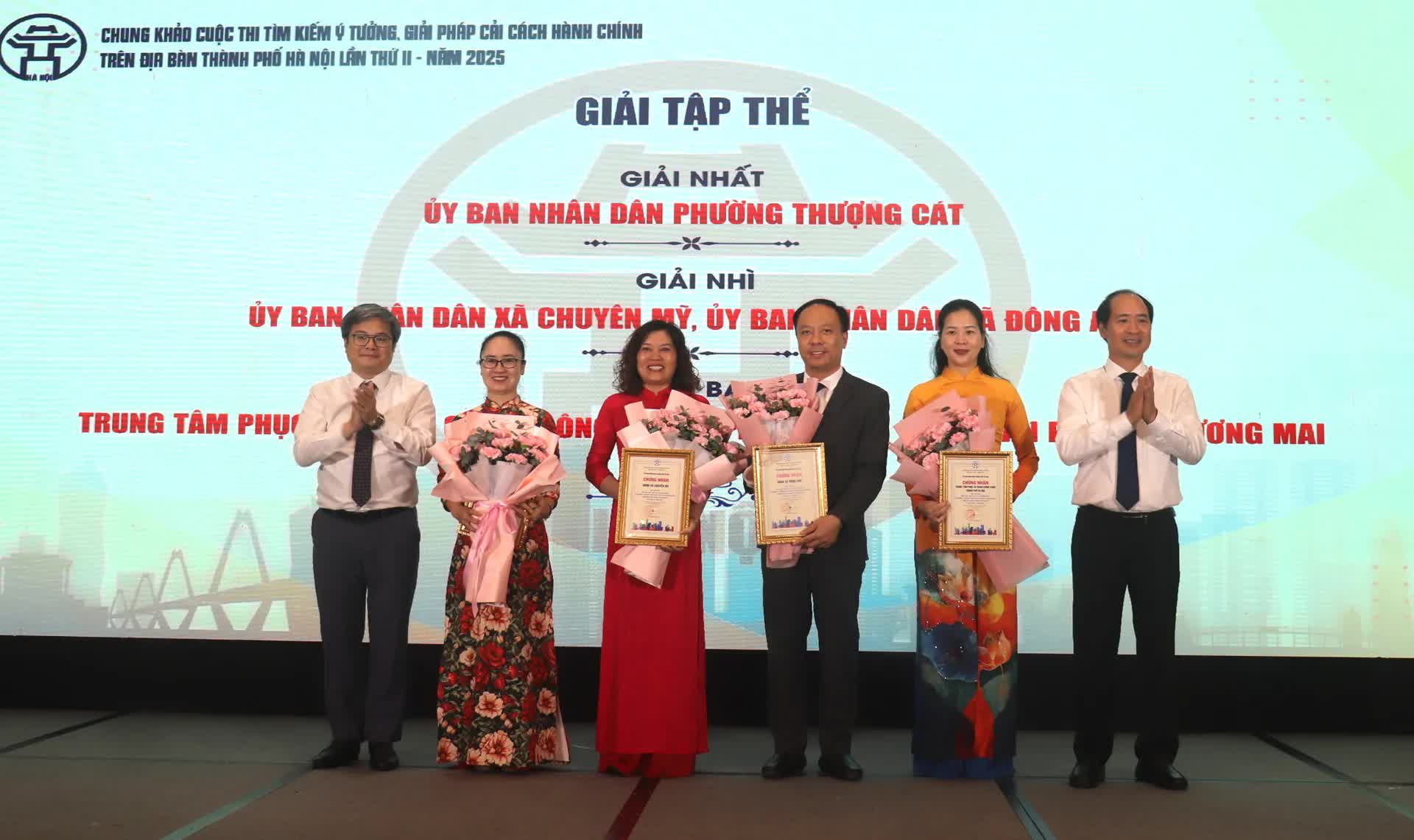 UBND xã Hồng Vân đạt giải triển vọng trong cuộc thi “Tìm kiếm ý tưởng, giải pháp cải cách hành chính" thành phố Hà Nội- Ảnh 5.