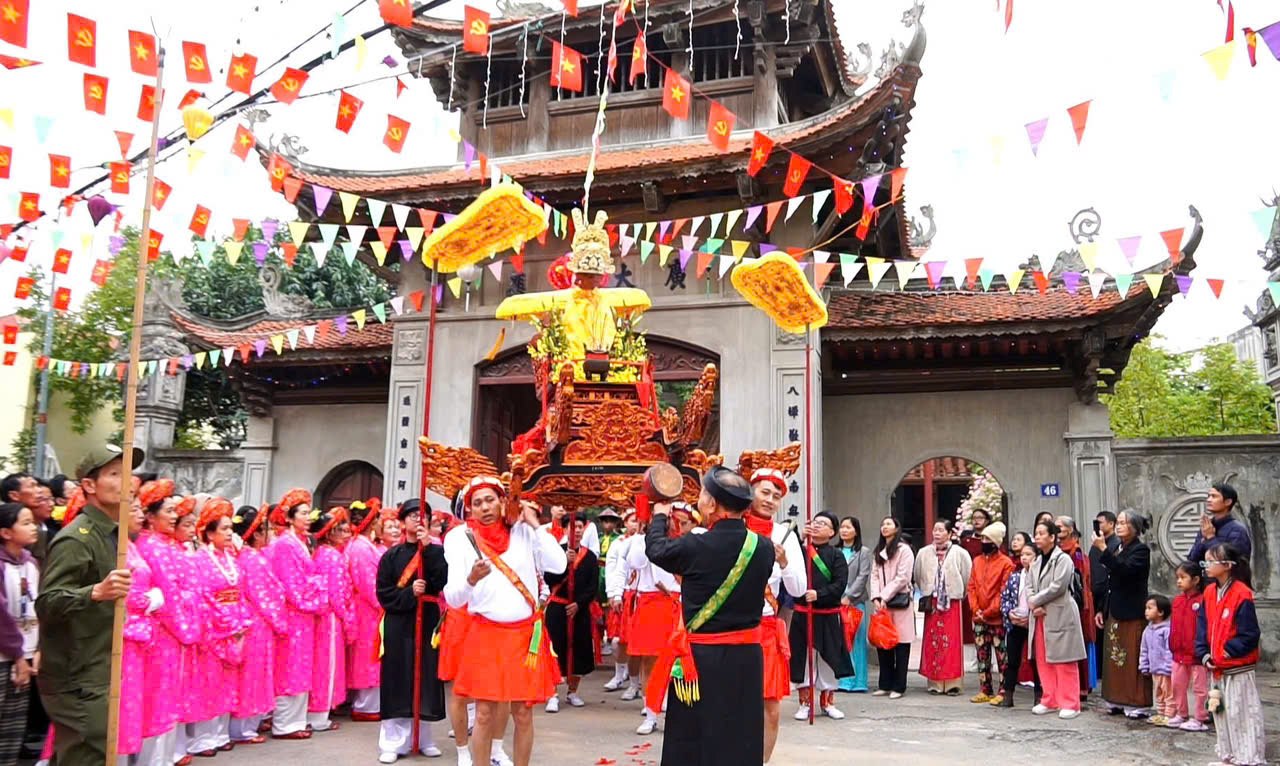 Phường Thượng Cát trang trọng tổ chức Lễ hội truyền thống Đình Hoàng Liên năm 2025- Ảnh 3.