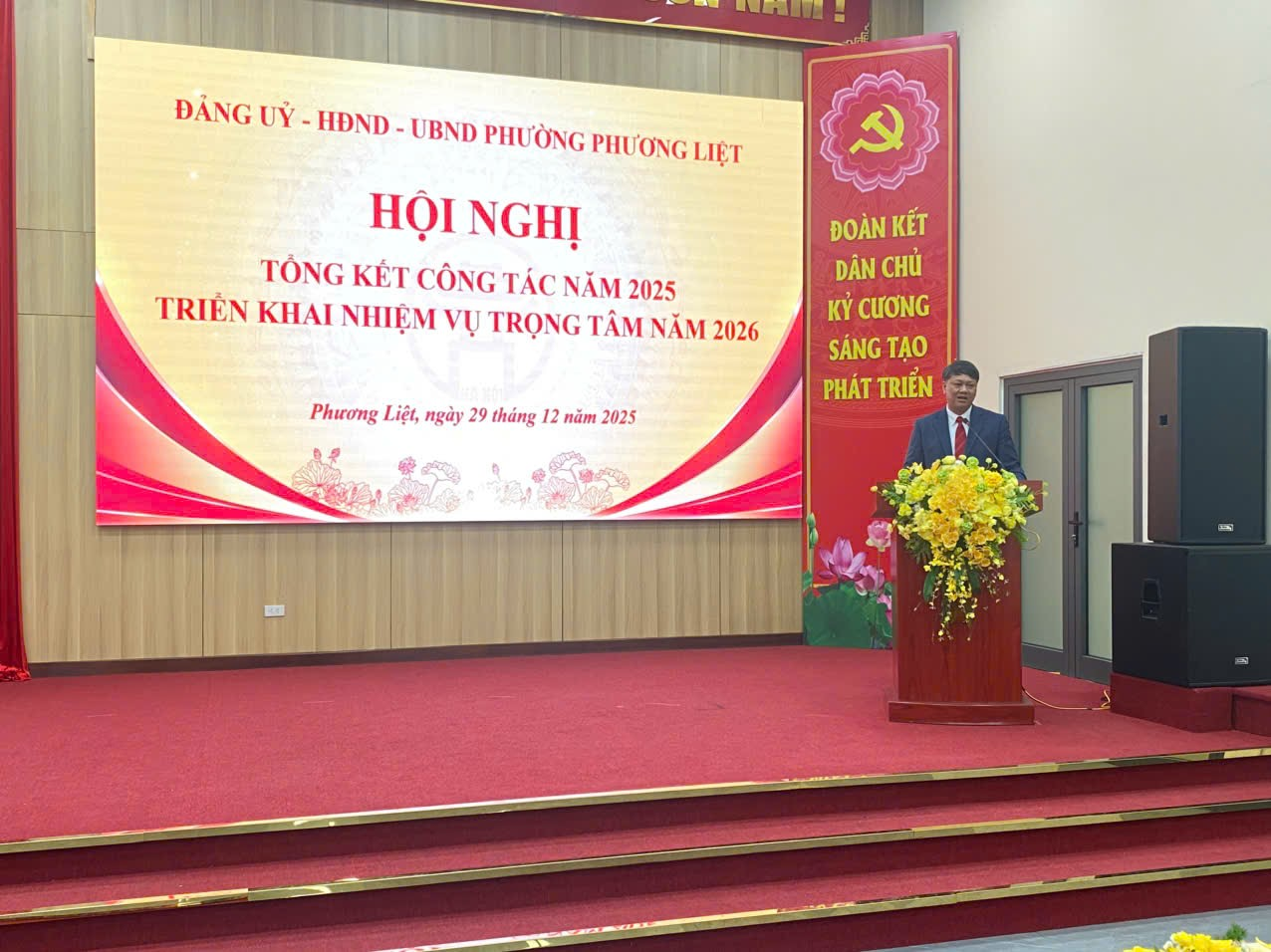 Phường Phương Liệt tham dự hội nghị trực tuyến toàn thành phố tổng kết công tác năm 2025, triển khai nhiệm vụ năm 2026- Ảnh 7.
