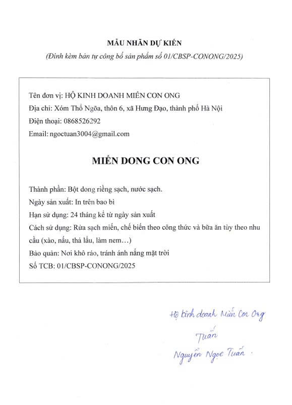 BẢN TỰ CÔNG BỎ SẢN PHẢM- Ảnh 2.