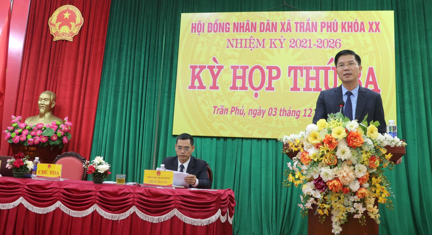 Trần Phú: Khai mạc kỳ họp thường lệ (Kỳ họp thứ 3) cuối năm 2025, HĐND xã Trần Phú nhiệm kỳ 2021-2026- Ảnh 2.