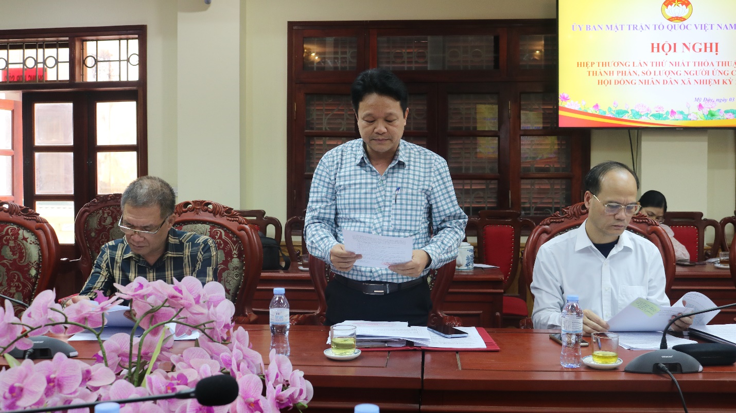 Hội nghị hiệp thương lần thứ nhất đã thống nhất cơ cấu, thành phần, số lượng 50 người ứng cử Đại biểu HĐND xã nhiệm kỳ 2026 – 2031- Ảnh 2.