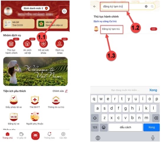 Hướng dẫn đăng ký thường trú, tạm trú, thông báo lưu trú năm 2026 trên VNeID, dịch vụ công cho người dân đầy đủ, chi tiết.- Ảnh 4.