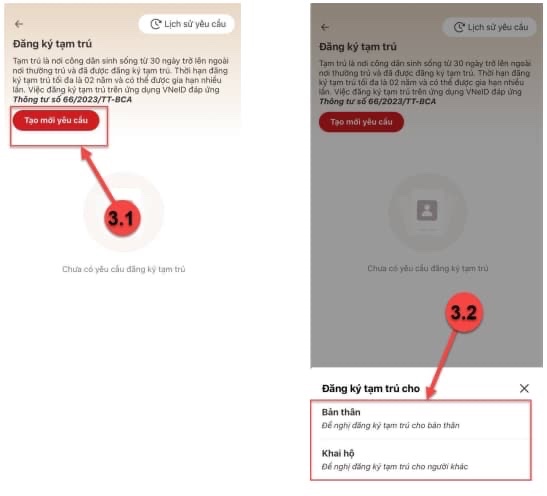 Hướng dẫn đăng ký thường trú, tạm trú, thông báo lưu trú năm 2026 trên VNeID, dịch vụ công cho người dân đầy đủ, chi tiết.- Ảnh 7.