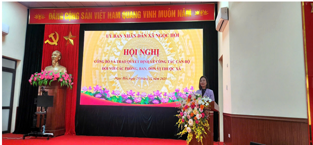 XÃ NGỌC HỒI: KIỆN TOÀN BỘ MÁY LÃNH ĐẠO CÁC PHÒNG, BAN, ĐƠN VỊ CHO GIAI ĐOẠN MỚI- Ảnh 5.