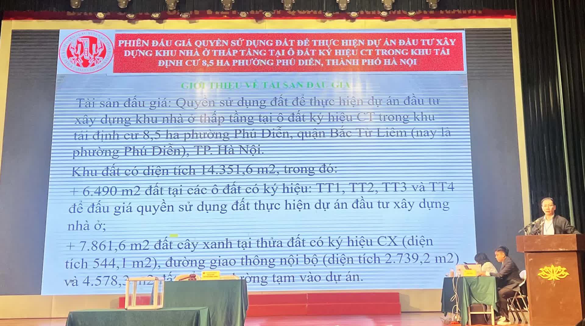 Phường Phú Diễn đấu giá đất để thực hiện Dự án đầu tư xây dựng nhà ở thấp tầng- Ảnh 1.