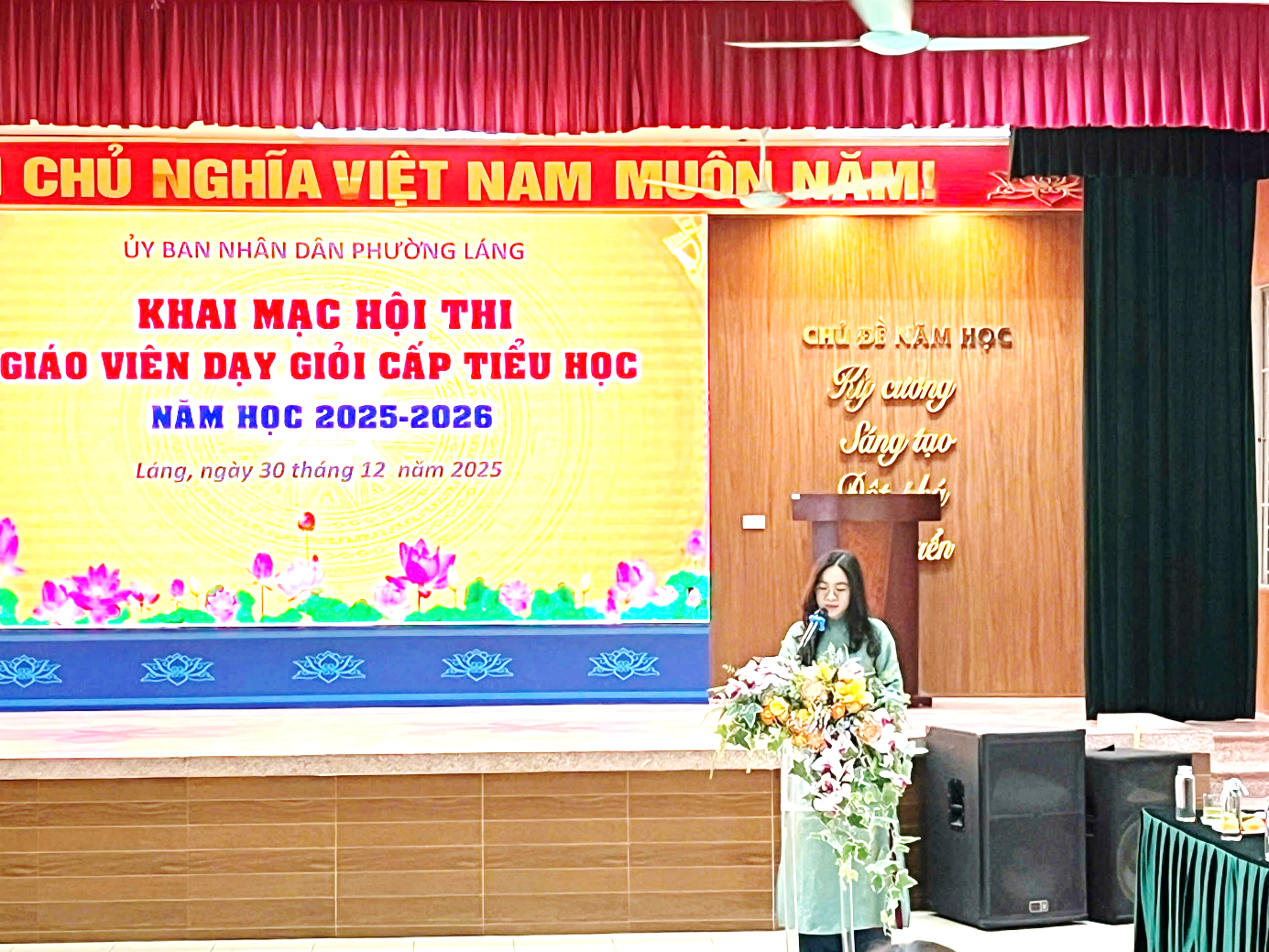 KHAI MẠC HỘI THI GIÁO VIÊN DẠY GIỎI CẤP TIỂU HỌC NĂM HỌC 2025 – 2026- Ảnh 2.