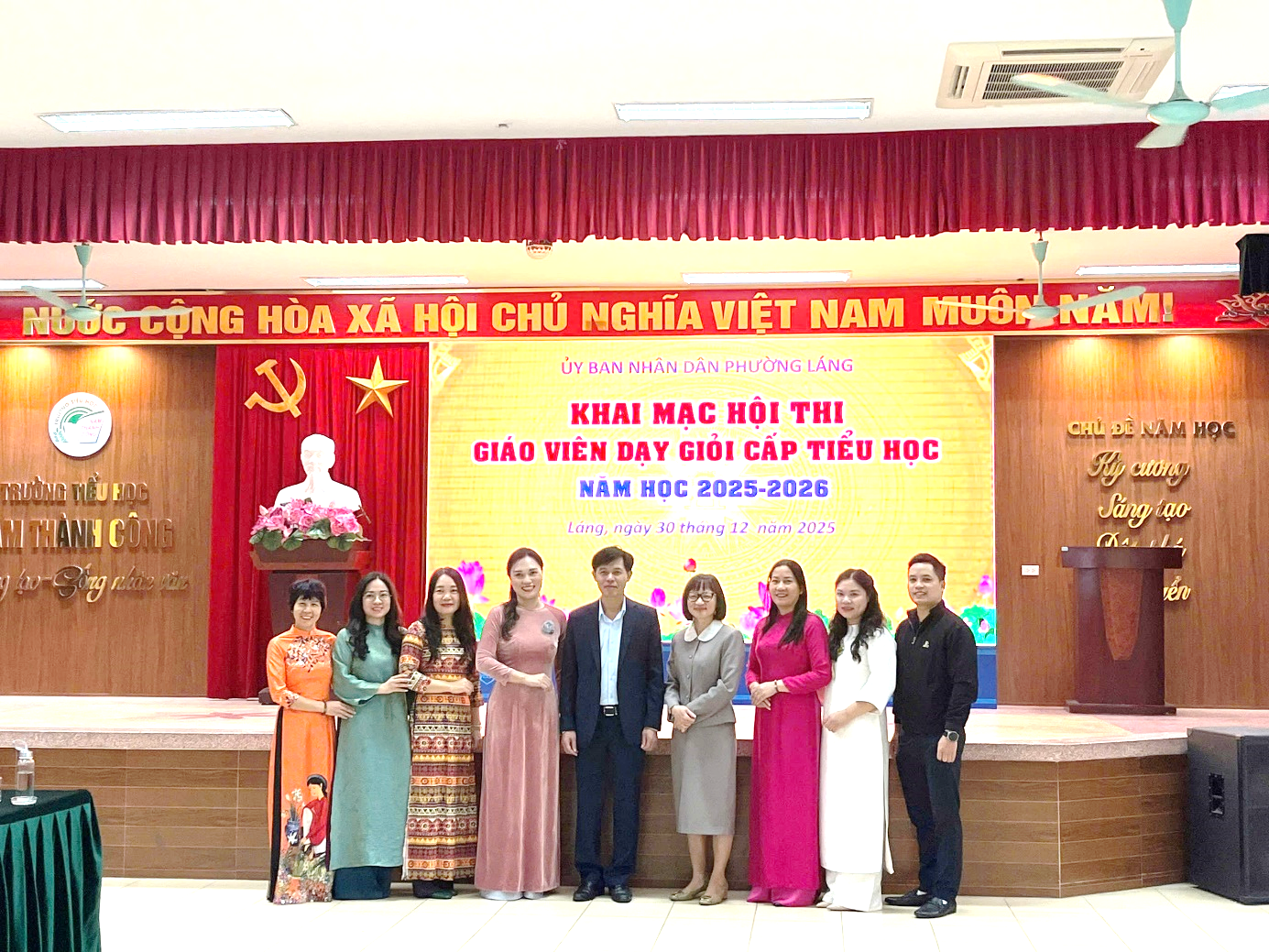 KHAI MẠC HỘI THI GIÁO VIÊN DẠY GIỎI CẤP TIỂU HỌC NĂM HỌC 2025 – 2026- Ảnh 4.