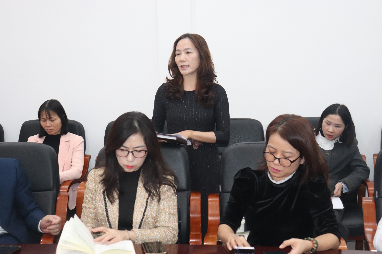 A group of women in a meeting  AI-generated content may be incorrect.